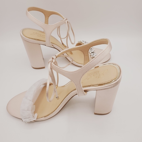 Badgley Mischka Jewel, Uzuri, Champagne NWOB - Picture 6 of 11